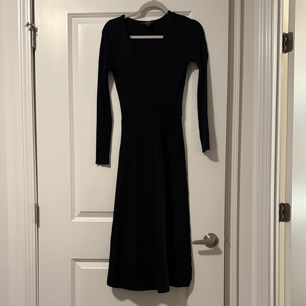 Simply Vera Vera Wang Black Long Sleeve Dress